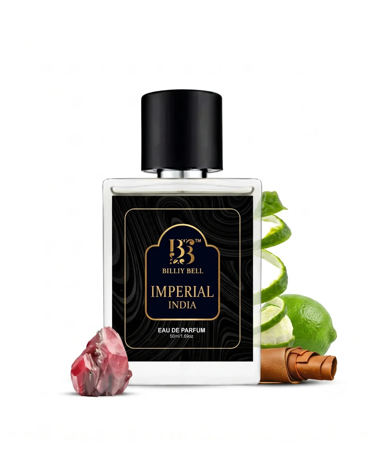 Billiy Bell Imperial India Men & Women Eau De Parfum (EDP) – 50ml | Premium Leather, Amber & Haitian Vetiver Fragrance