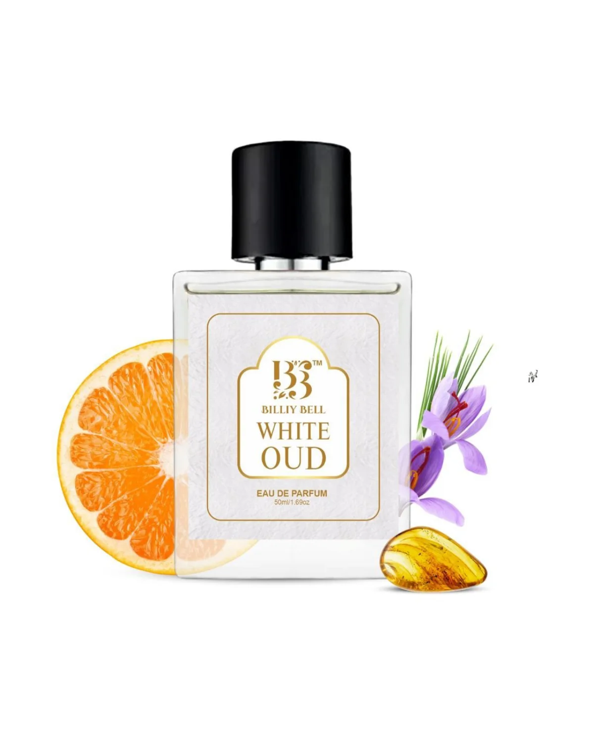 Billiy Bell White Oud Eau De Parfum (EDP) – 50ml | Long-Lasting Spicy & Woodsy Fragrance | Women