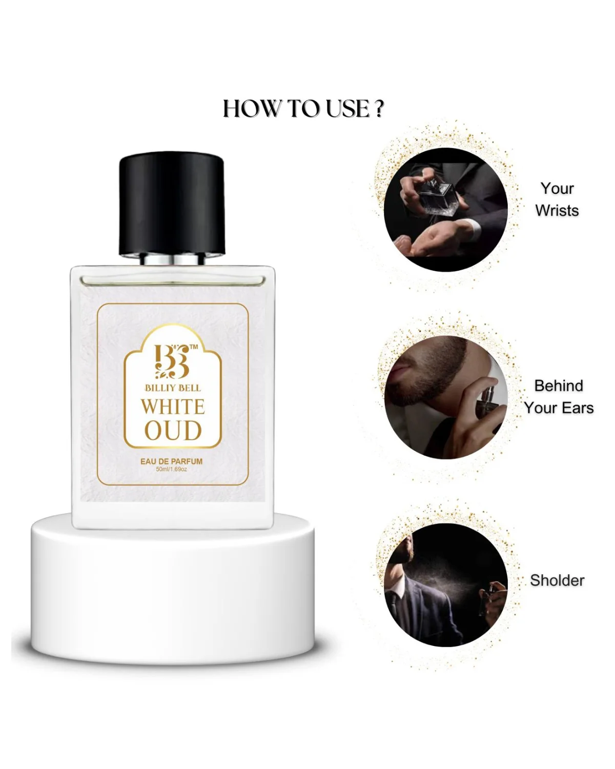 Billiy Bell White Oud Eau De Parfum (EDP) – 50ml | Long-Lasting Spicy & Woodsy Fragrance | Women image 2